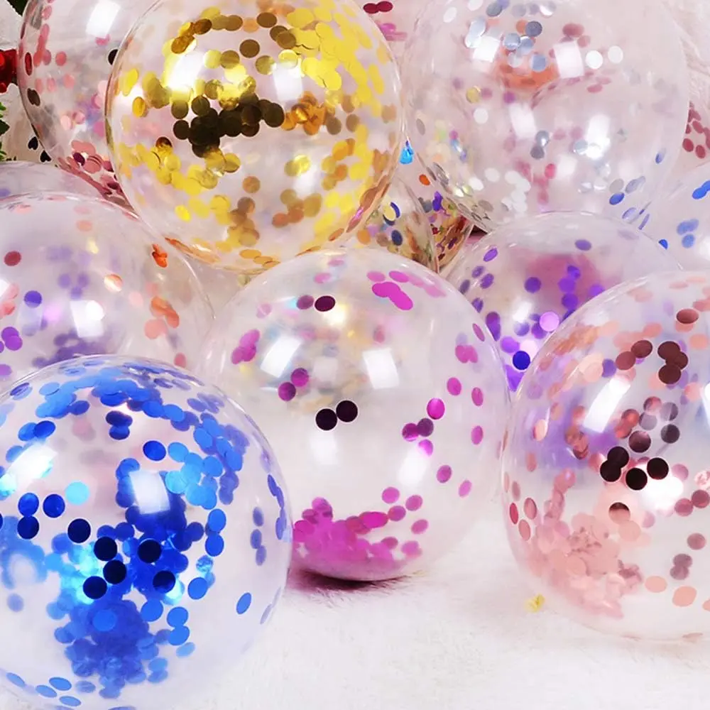 12 tums konfetti latexballonger