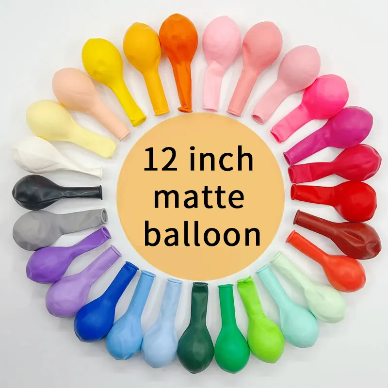 12 tum matt ballong