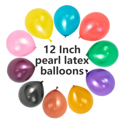 12 tums ballonger av pärla latex