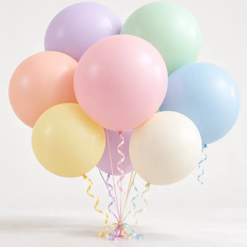 18 tums macaron latex ballonger