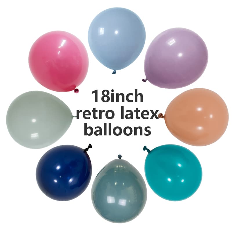 18 tums retro latexballonger