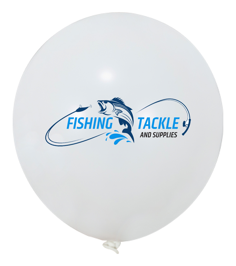 Kan jag lägga en logotyp på en ballong?