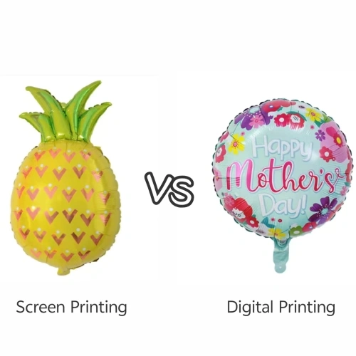 Screentryck vs digitaltryck: Vilket är bättre för folieballonger