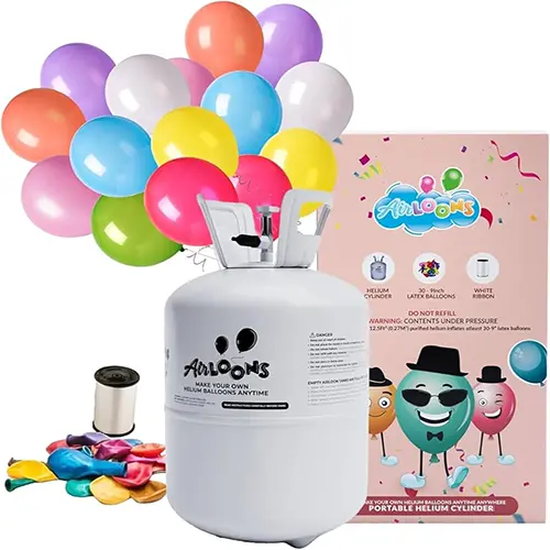 Kan latexballonger fyllas med helium för att flyta