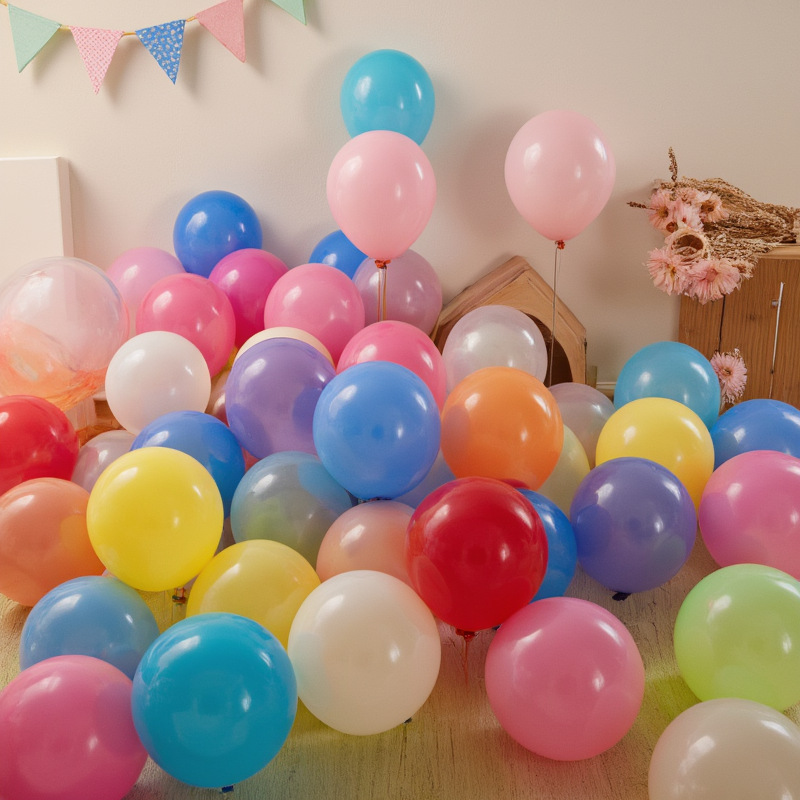 Varför varierar bulkballongernas färger?
