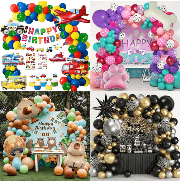 Födelsedagsfest ballongbåge