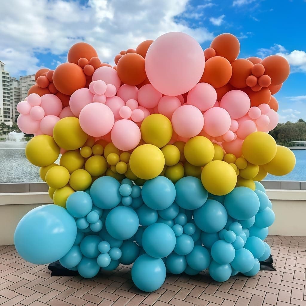 Boho Retro Ballong Garland Set