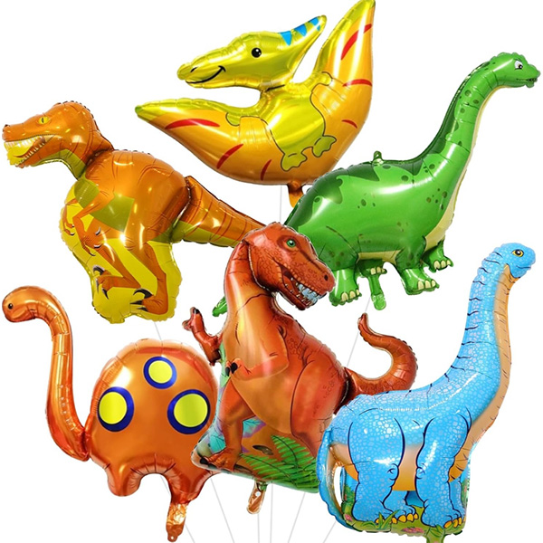 Tecknad dinosauriefolieballong