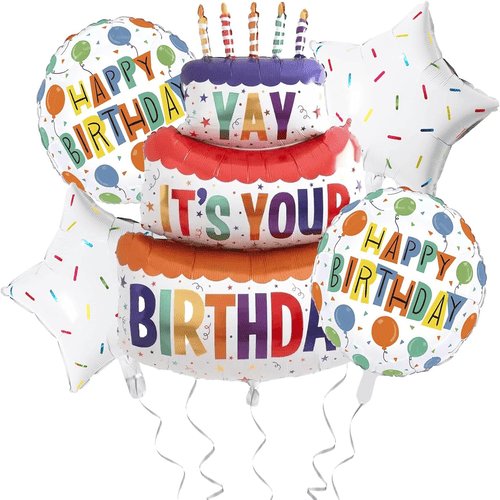 Folieballong födelsedagsset