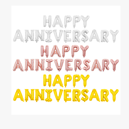 Grattis på årsdagen folieballong