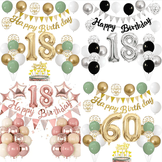 Grattis på födelsedagen ballonger