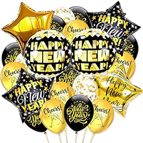 Gott nytt år festballonger