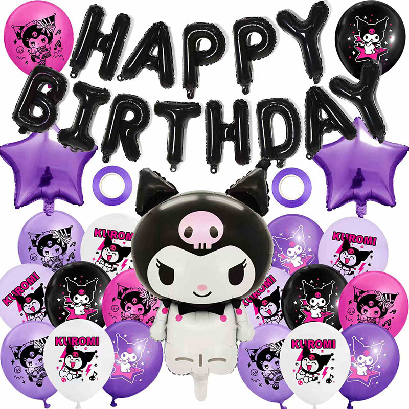 Kuromi party ballong