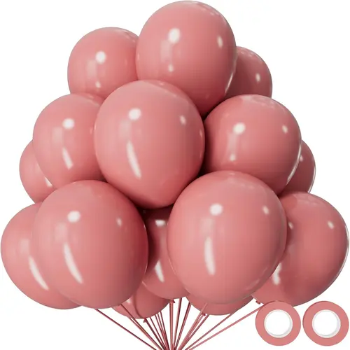 Retro dammiga rosa ballonger