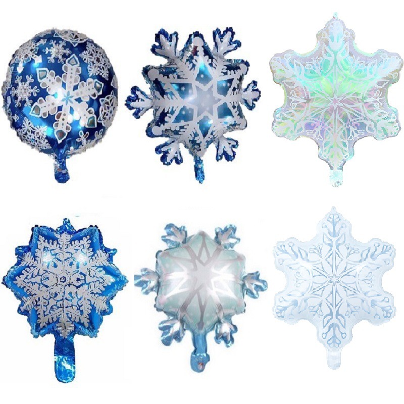 Snöflinga folieballong