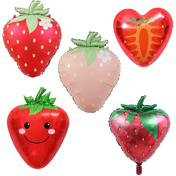 Jordgubbsfolieballong