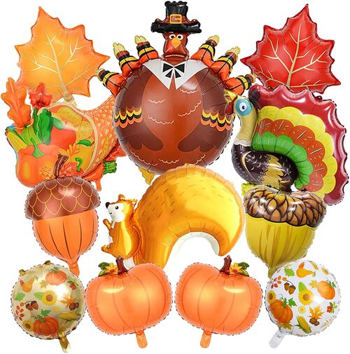 Thanksgiving folieballonger